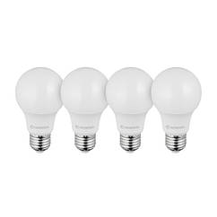 Лампи світлодіодні набори з 4 штук LL-0014, LED A60, E27, 10 Вт, 150-300 В, 4000 K, 30000 год, гарантія 3 роки
