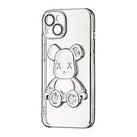 Чехол Shining Bear Case iPhone 13 Silver