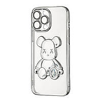 Чехол Shining Bear Case iPhone 13 Pro Max Silver
