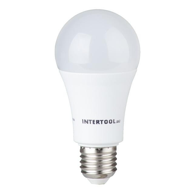 Світлодіодна лампа LED 15 Вт, E27, 220 В, INTERTOOL LL-0017