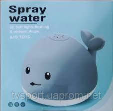 Дитяча іграшка у формі кита з фонтанчиком Spray water Bath Toy - фото 1 - id-p2133615123