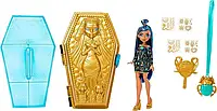 Кукла Монстер Хай Клео де Нил Золотой бьюти кейс Monster High Doll and Beauty Kit Cleo De Nile HNF72