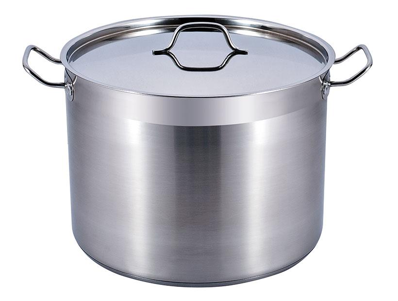 Каструля 22 л циліндрична з нержавіючої сталі Zauberg ZB-34, фото 1