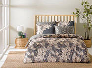 Комплект постільної білизни TAC сатин-Digital євро розмір Olea Beige