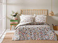 Комплект постільної білизни TAC сатин-Digital євро розмір Noire Green