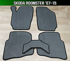 ЄВА килимки Skoda Roomster '07-15. EVA килими Шкода Румстер