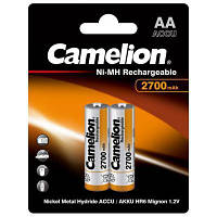Аккумулятор Camelion AA 2700 mAh Ni-MH * 2 R6-2BL (NH-AA2700BP2) ASN
