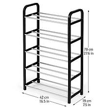 Підставка для взуття на 5 полиць 420 х 190 х 795 мм (FK0513)