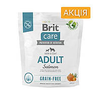 Сухий корм для собак Brit Care Dog Grain-free Adult 1 кг - лосось