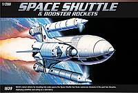 Збірна модель ракети  Academy 12707 SPACE SHUTTLE W/BOOSTER ROCKETS
