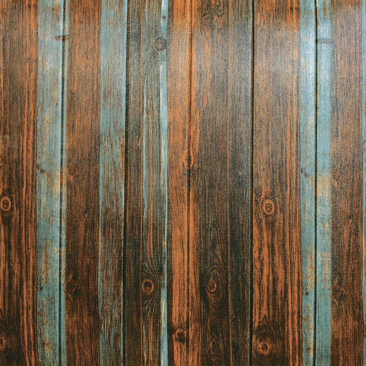 Моющиеся декоративные 3д панели для стен серо-коричневое дерево 700х700х6,5мм Самоклеящиеся ППП 3 D панели - фото 1 - id-p2133628926