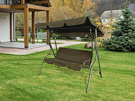 Садова 3 містна гойдалка Avko Relax ARSC18602 Brown, фото 5