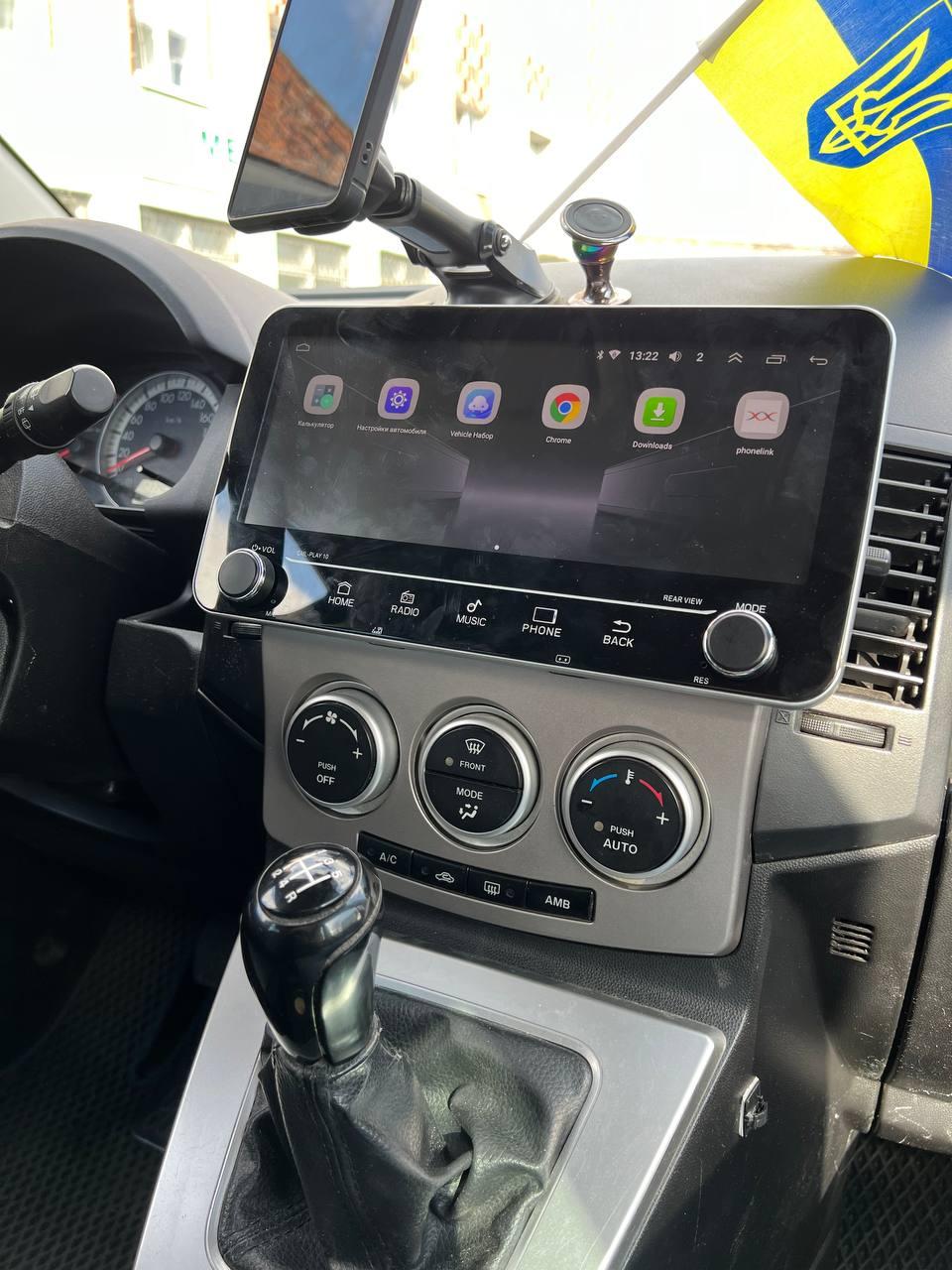 Магнитола в штатное место 10" дюймов Mazda 5 / android 10.1 (2005-2009г.в), фото 1