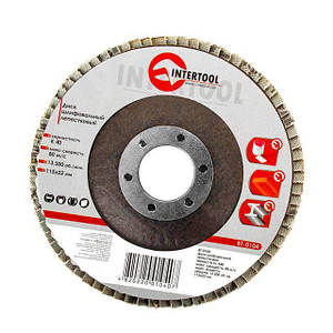 Диск шліфувальний пелюстковий INTERTOOL BT-01041
