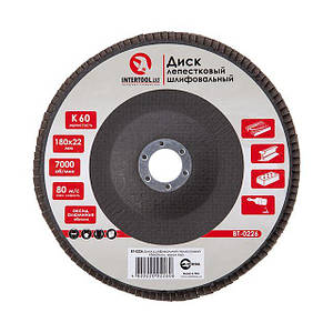 Диск шліфувальний пелюстковий INTERTOOL BT-02261