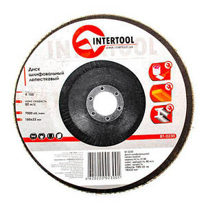 Диск шліфувальний пелюстковий INTERTOOL BT-02301