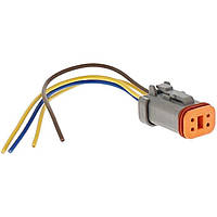 700/50018, 718/56107, 721/00613, 721/11244 Фішка заднього стопа 4 Pin JCB 2CX, 3CX, 4C