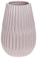 Ваза интерьерная Viola керамическая светло-розовый гляней d=14х20см BonaDi DP219243