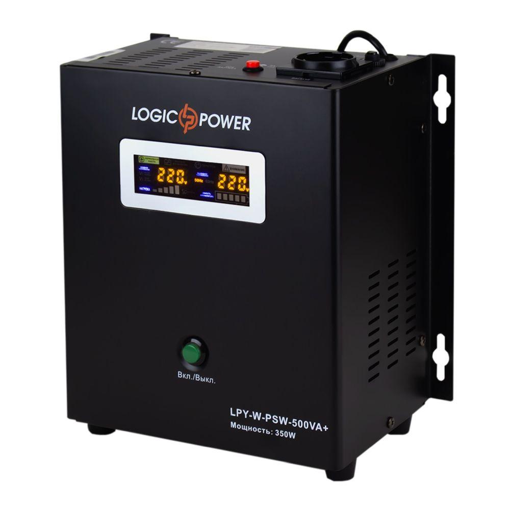 Джерело безперебійного живлення Logicpower LPY-W-PSW-500 ВА / 350 Вт лінійно-інтерактивний з правильною