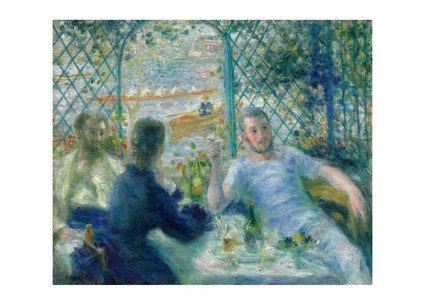Открытка Pierre-Auguste Renoir - Lunch at the Restaurant Fournaise (The Rowers’ Lunch), 1875
