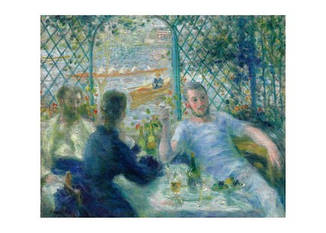 Открытка Pierre-Auguste Renoir - Lunch at the Restaurant Fournaise (The Rowers’ Lunch), 1875