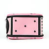 Сумка для перенесення котів та собак 42x28x30 см CosmoPet CP-406 Pink, фото 9
