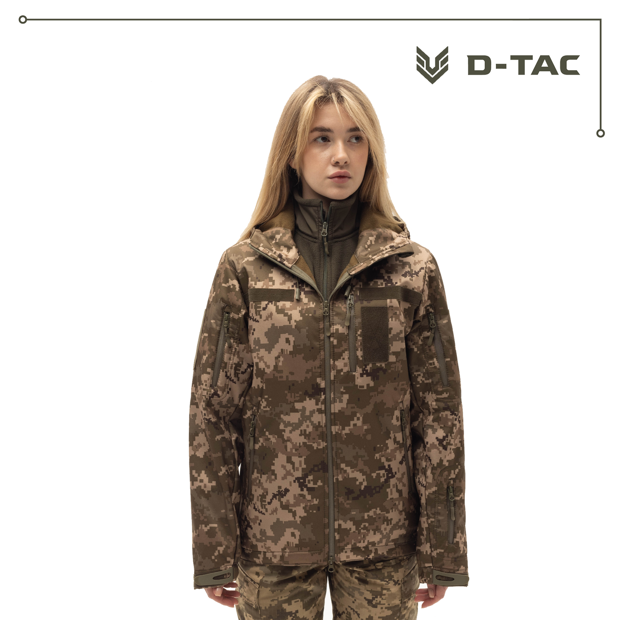 TacPro Куртка софтшелл піксель зсу softshell софтшел осіння жіноча