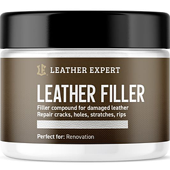 Шпаклівка-наповнювач для шкіри Leather Expert Leather Filler White, 25 мл Білий