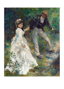 Листівка Pierre-Auguste Renoir — The Promenade, 1870