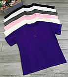Жіноча футболка оверсайз, модна стильна, футболки жіночі Однотонна жіноча футболка вільного крою бежева, фото 5