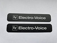 Набор наклеек 2шт 93x17mm на ручки колонки EV Electro Voice