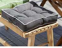 Подушка для сидения LIVARNO home outdoor 39x39x8см серая
