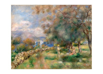Открытка Pierre-Auguste Renoir - Peninsula of Saint-Jean, 1893