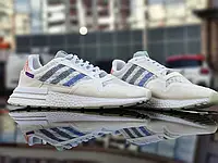 Женские кроссовки Adidas ZX500 RM Commonwealth, белый, Вьетнам Адідас ЗІКС 500 РМ Камонвелз білі