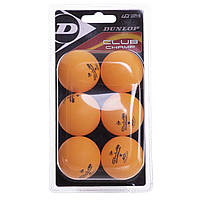 Набор мячей для настольного тенниса DUNLOP CLUB CHAMP 40+ MT-679315 6шт Оранжевый