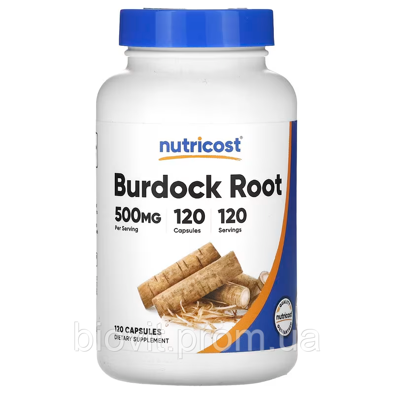Корінь лопуха (Burdock root) 500 мг