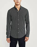 Мужская рубашка - рубашка Abercrombie & Fitch AF7163M M Темно-серый