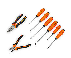 Набір пасатижі, бокорізи та ударні викрутки (335-066)