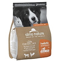 Сухой корм для собак средних и крупных пород Almo Nature Holistic Dog с ягненком и курицей 2 кг
