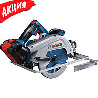 Циркулярна пила Bosch GKS 18V-68 GC дискова акумуляторна ручна з диском та акумулятором dgn