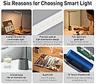 Лампа настільна BASEUS Rechargeable Folding Reading Desk Lamp DGZG-0G, біла, фото 10