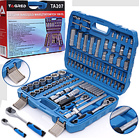 Набір ключів у кейсі Tagred 108 предметів CrV + металеві засувки.