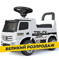 Детская каталка-толокар Mercedes (машинка, музыка, на батарейке) Грузовик Bambi 656-1