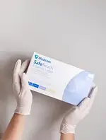 Рукавички ЛАТЕКСНІ ОПУДРЕННІ, Safetouch, Medicom
