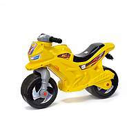 Велобіг дитячий "Ямаха" 501B3 мотоцикл TM ORION зі звуковими ефектами Беговел Жовтий PRO_725