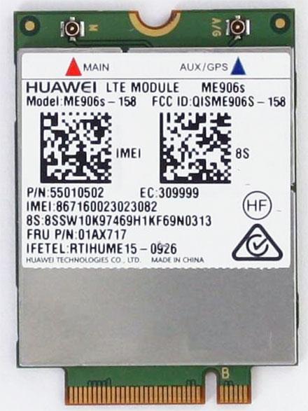 4G Модем LTE Huawei ME906s-158 \ SPS 845710-001 m.2 Для ноутбуків HP Lenovo Acer