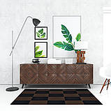 Самоклеюча плитка під ковролін темно-коричнева 300х300х4,5мм SW-00001422, фото 5