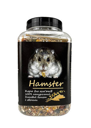 Корм Буся, Hamster, корм для хомяков, натуральный корм для ежедневного применения 550 гр, фото 1