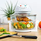 Аерофритюрниця електрична аерогриль мультипіч галогенова Top Kitchen 14 л 2400 Вт, фото 3