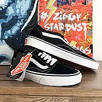 Женские кеды Vans Old Skool, черно-белый, Китай Ванс Олд Скул чорно-білі